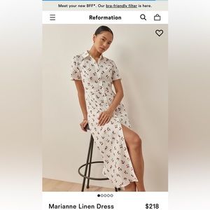 Reformation dress size 2